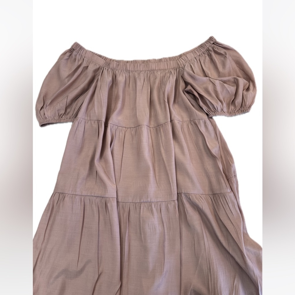 Made with Love Dusty Rose Babydoll Dress Size Large - Picture 6 of 8